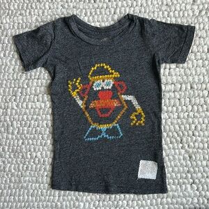 Light brite Mr. Potato Head retro brand soft tee tshirt unisex 3t
